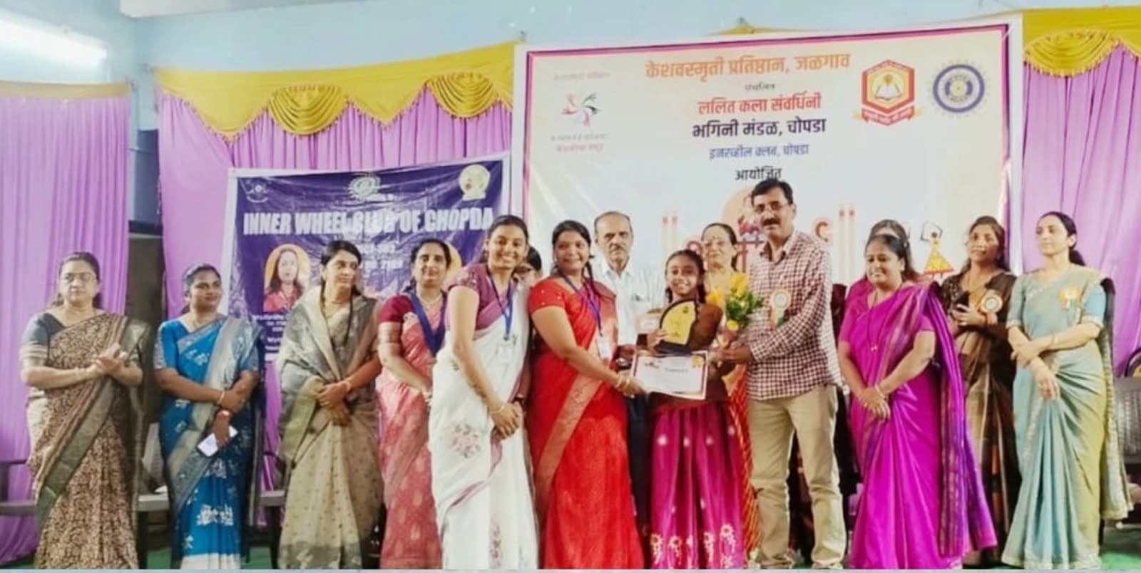 विवेकानंद विद्यालयाचे भुलाबाई महोत्सवात तिहेरी यश